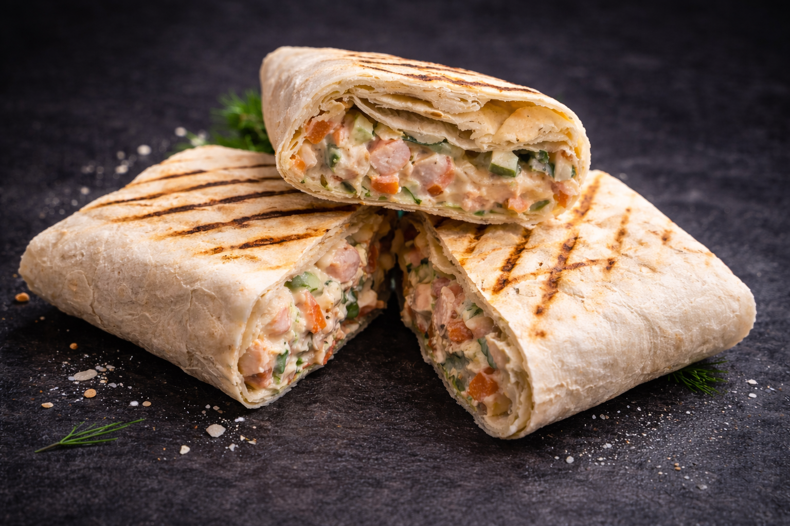 шаурма куриная мини